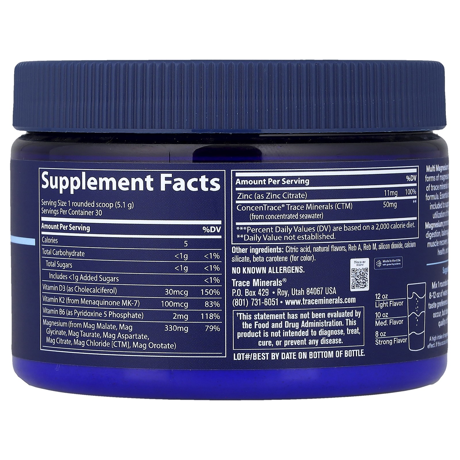 Multi Magnesium, Orange Mango, 5.4 oz (153 g)