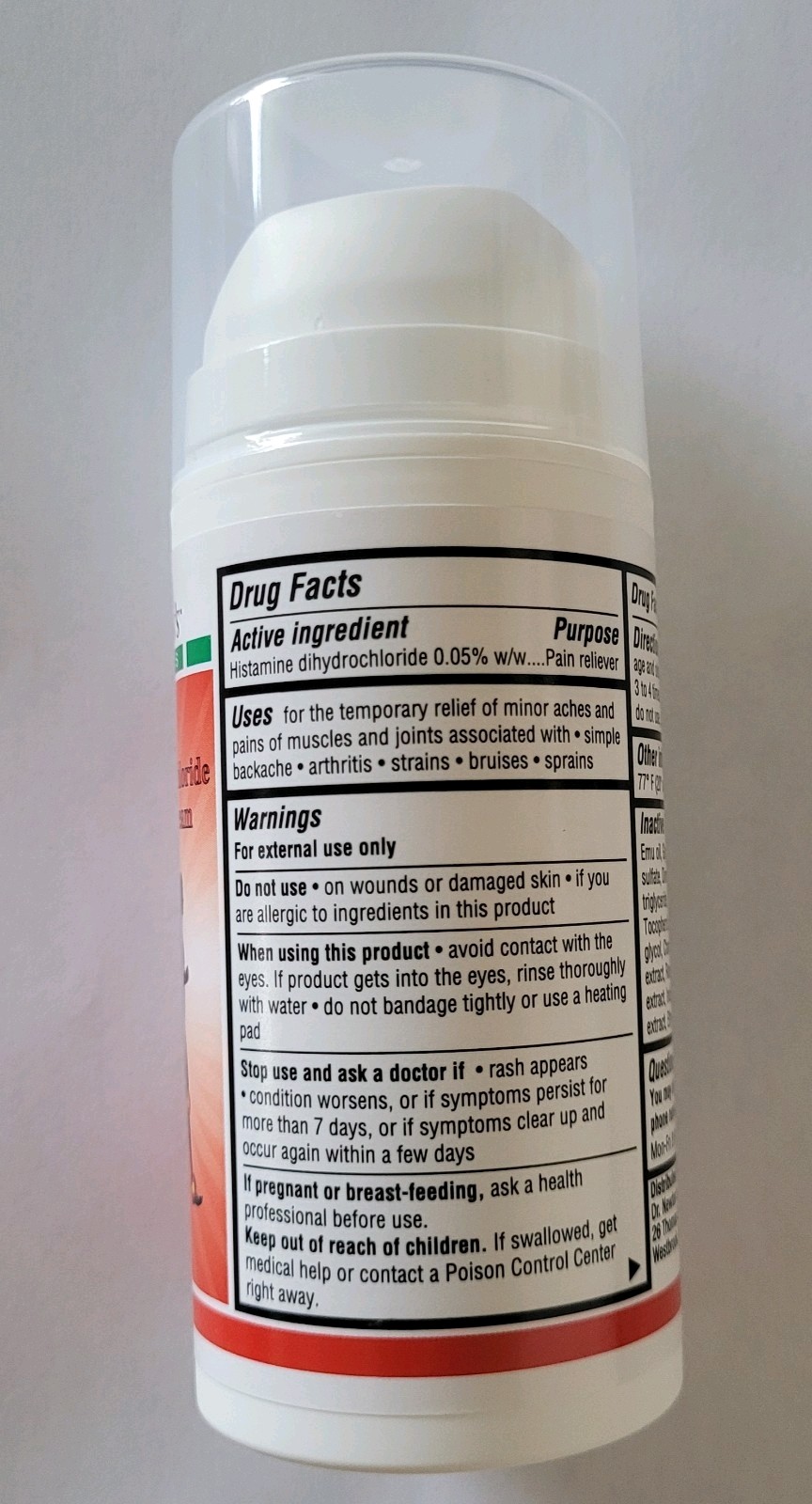 Dr. Newton’s Glucosamine Extra Strength Cream  Naturals (3 oz. 85g) Pain Relief