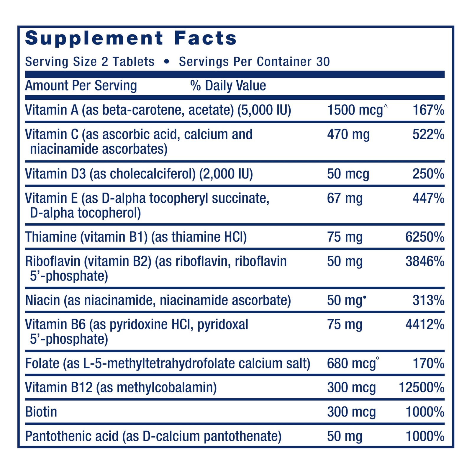 Life Extension Two-Per-Day Multivitamin 60 Count (Pack of 1), Speckled Beige