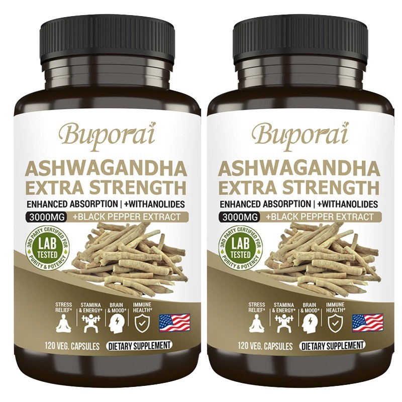 Ashwagandha Extract Strength 240pcs,Relaxation, Replenish Energy,Relieves Stress