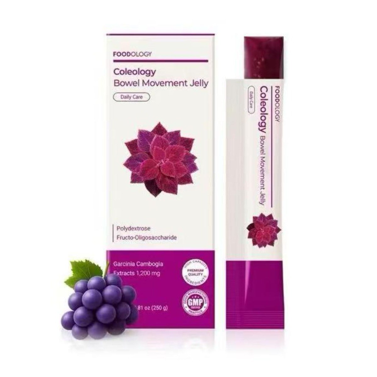 FOODOLOGY Coleology – Grape Jelly Sticks for Bloating & Digestive Comfort