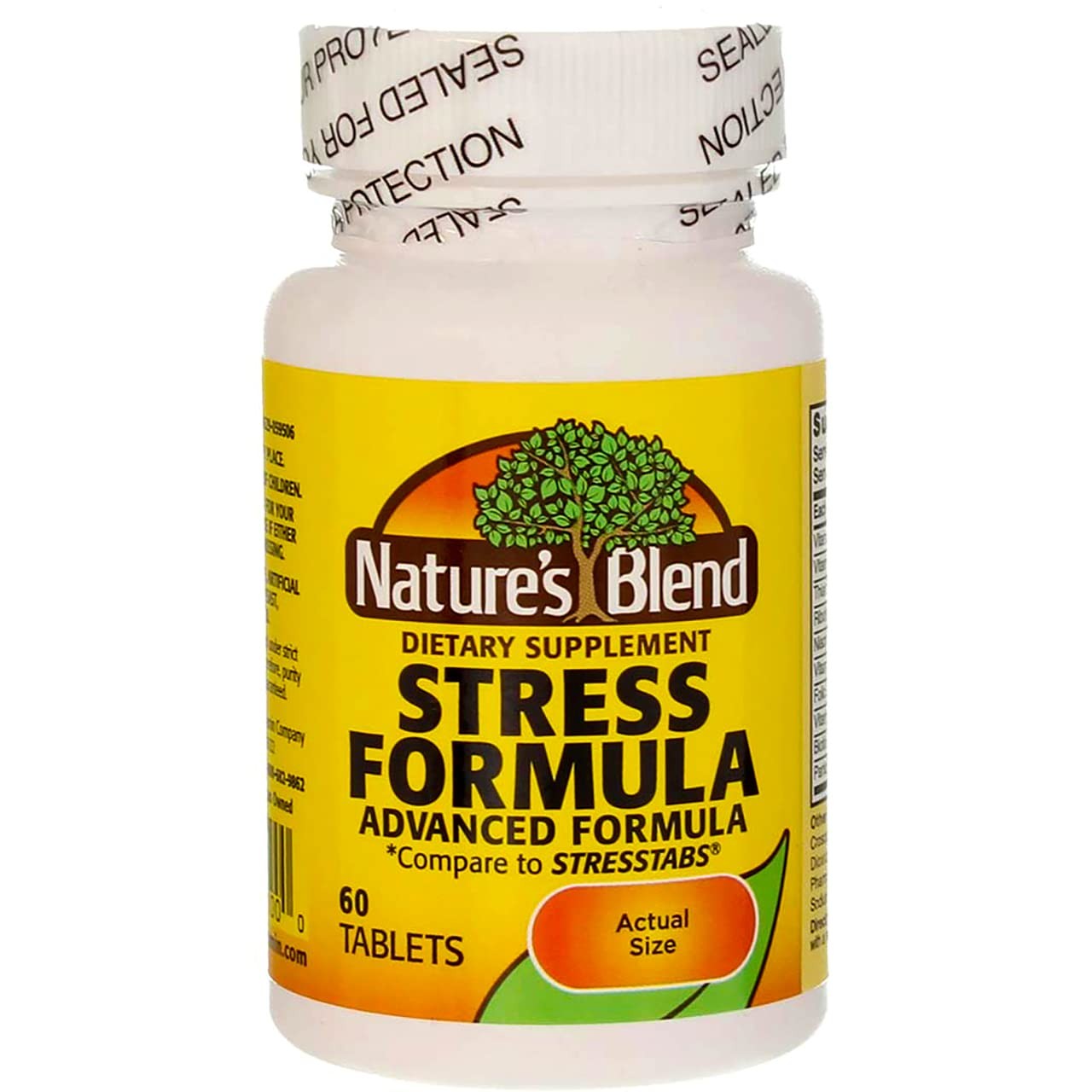 Nature’s Blend Stress Formula Vitamins 60 Tabs, 60 Count (Pack of 1)