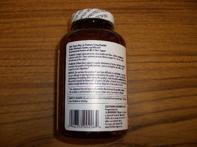 Yerba Prima Prebiotic Colon Care, 180 Capsules 180 Capsules Exp 8/2028