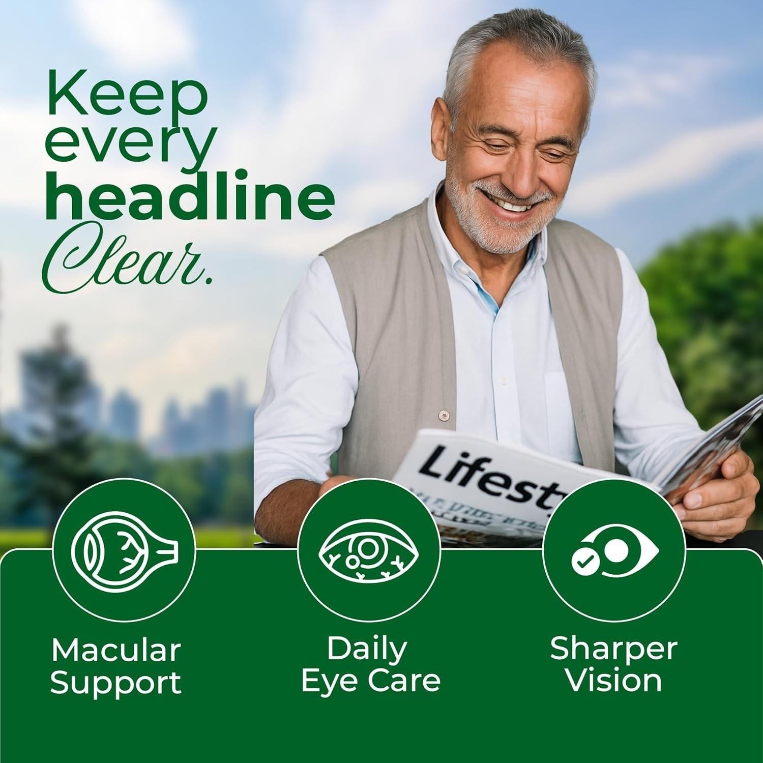 MacuZohm Eye Health Sublingual Oral Spray Macular Health, Reduce Dry Eyes 30ml
