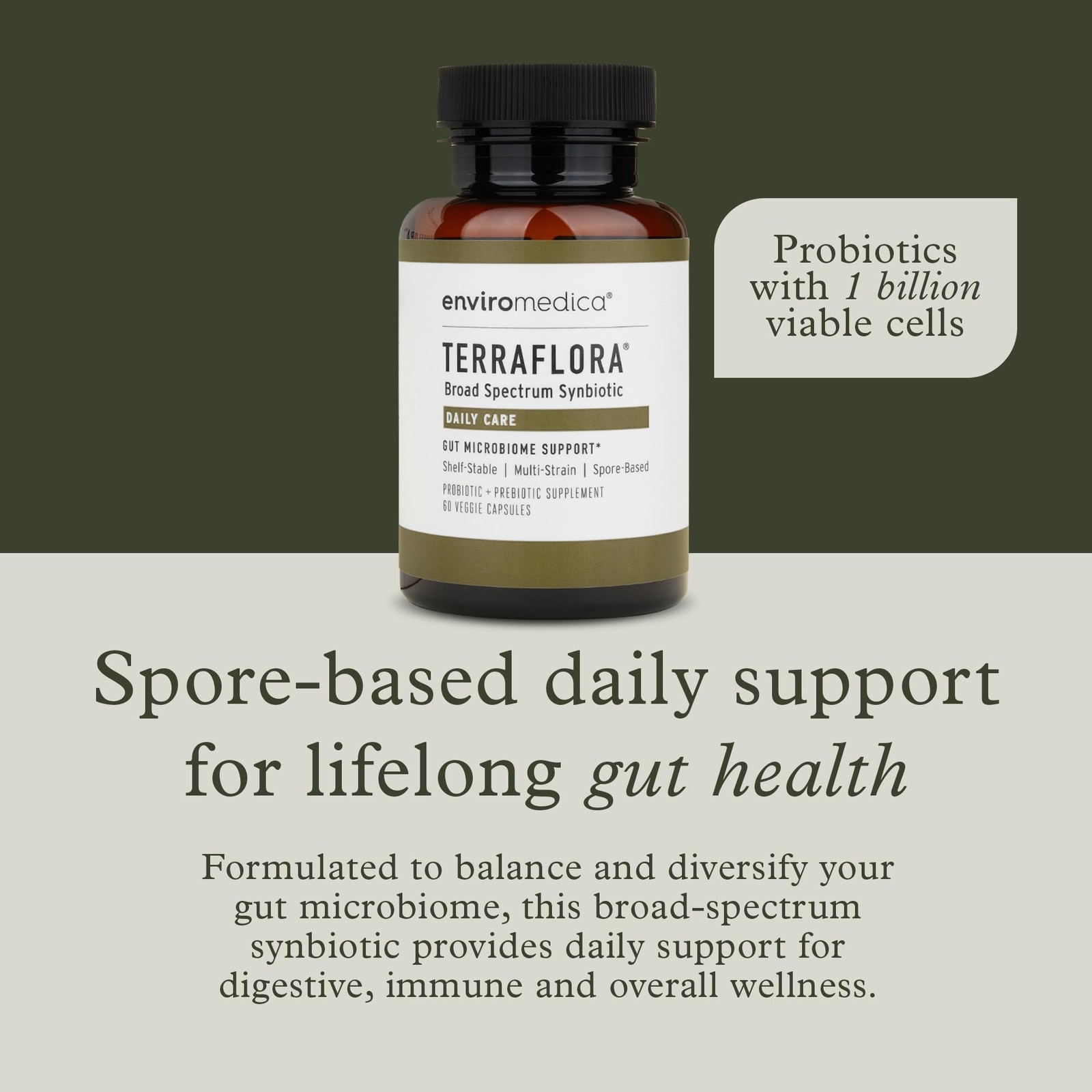 Terraflora Daily Care synbiotic of probiotics and prebiotics for Women and Me…
