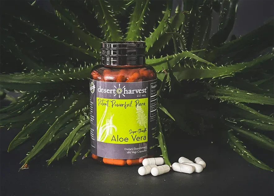 Desert Harvest Super Strength Aloe Vera – 180 Capsules | BRAND NEW