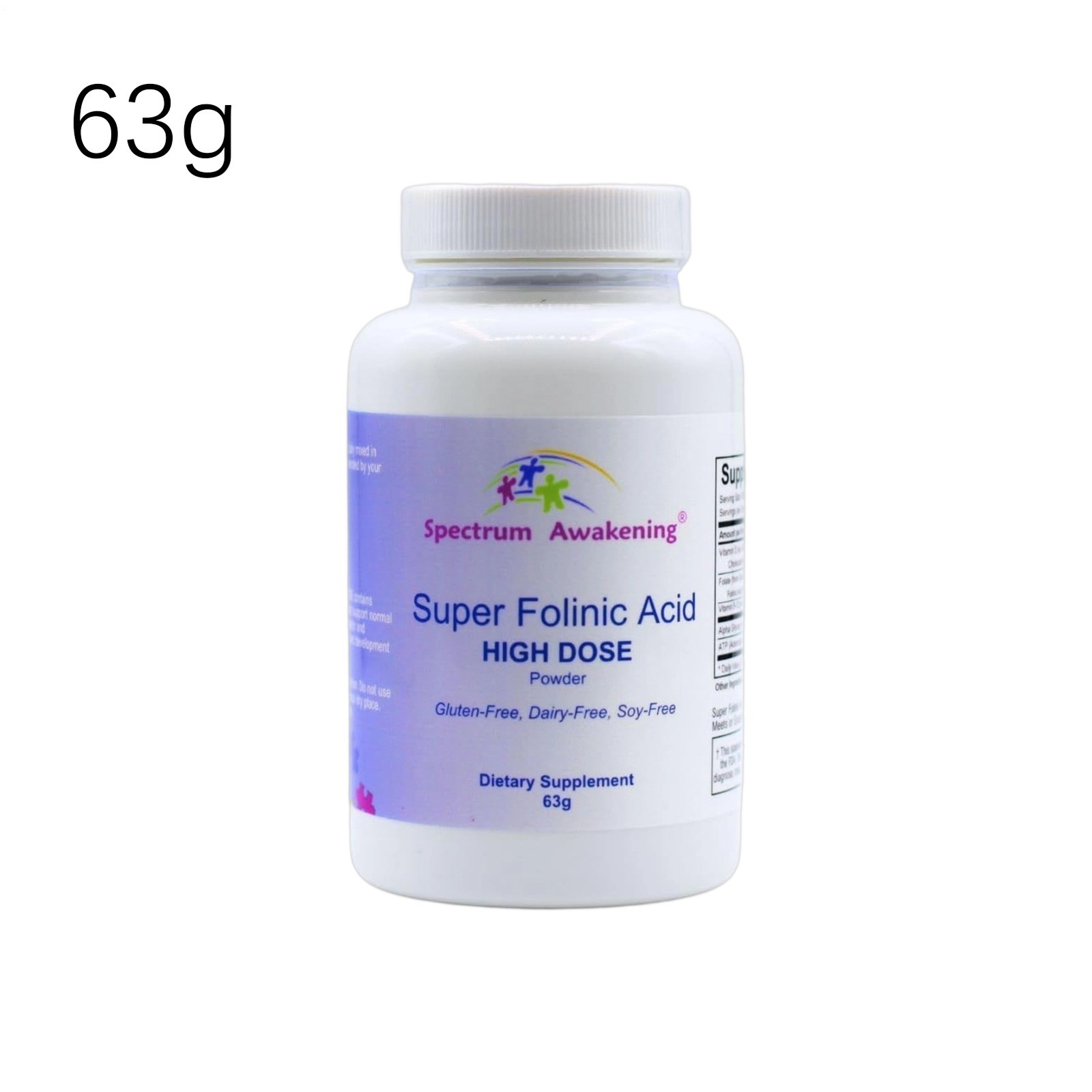 Awakening Spectrum Super Folinic Acid High Dose Dietary Supplement Powder