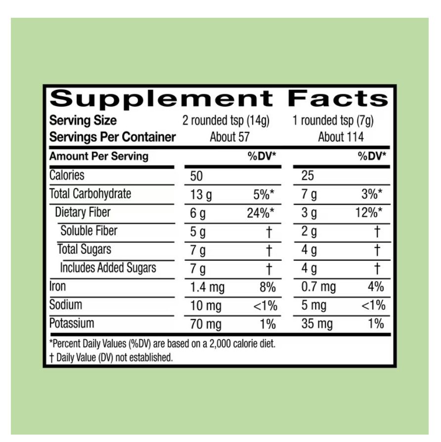 Equate Daily Fiber Powder, 29 oz, Unflavored, Compare to Metamucil 4-in-1 Multih