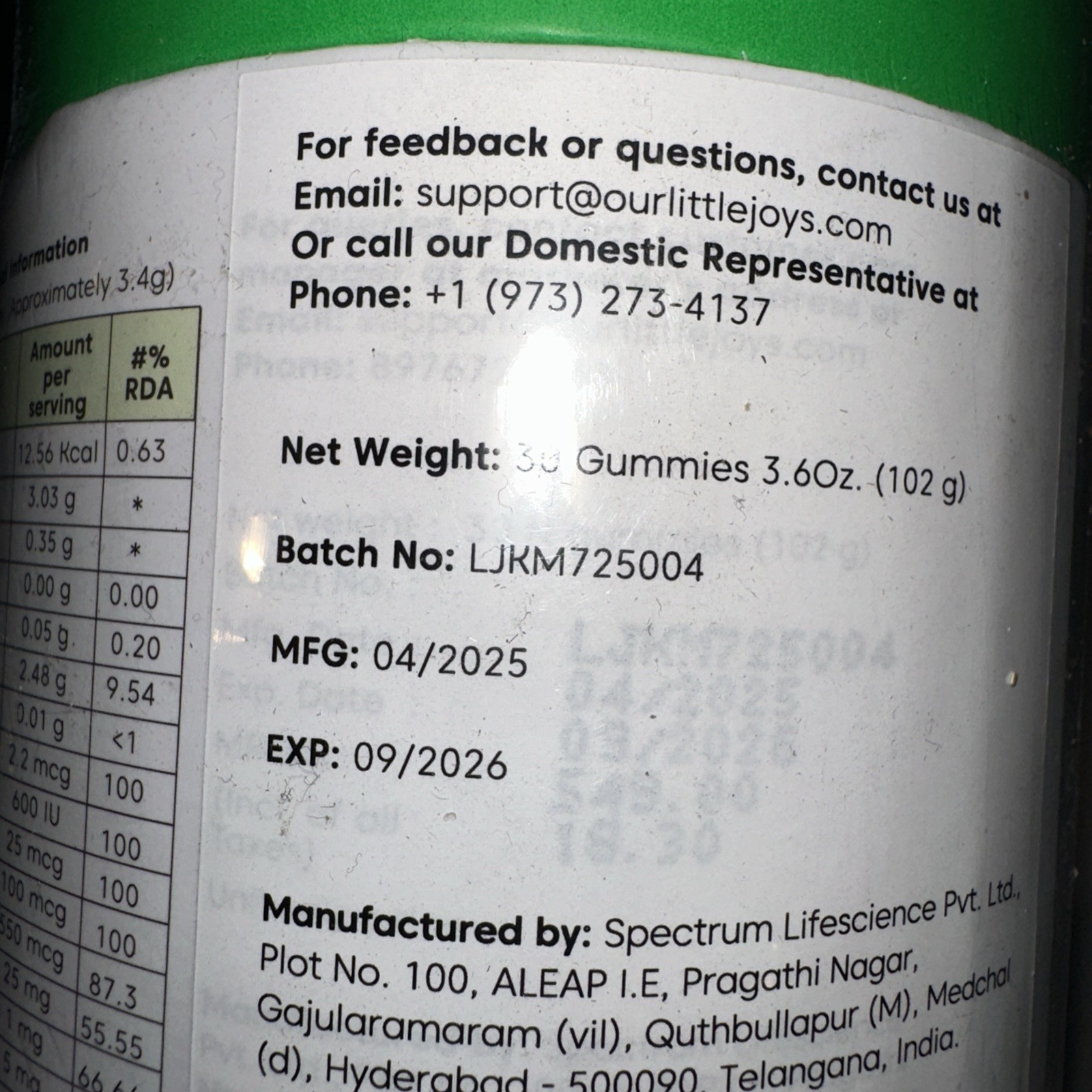 Little Joys Kids Multivitamin Gummies |2+ Years| No Added Sugar | DHA Vitamin…
