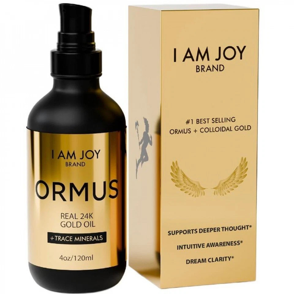 Ormus Gold Oil by I Am Joy, Supports Pineal Gland & DNA, Rich in Minerals 4oz