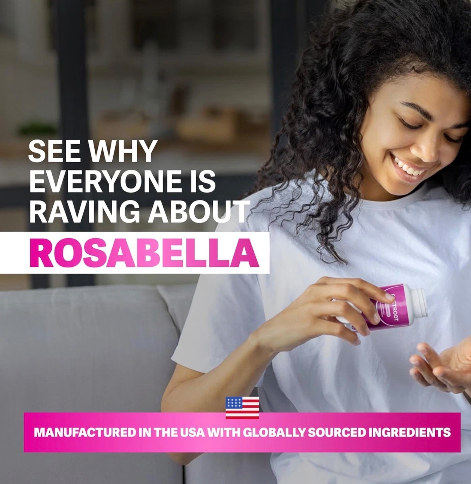 Rosabella Organic Beetroot 1300mg 3-Pk – Circulation & Vitality – 180ct