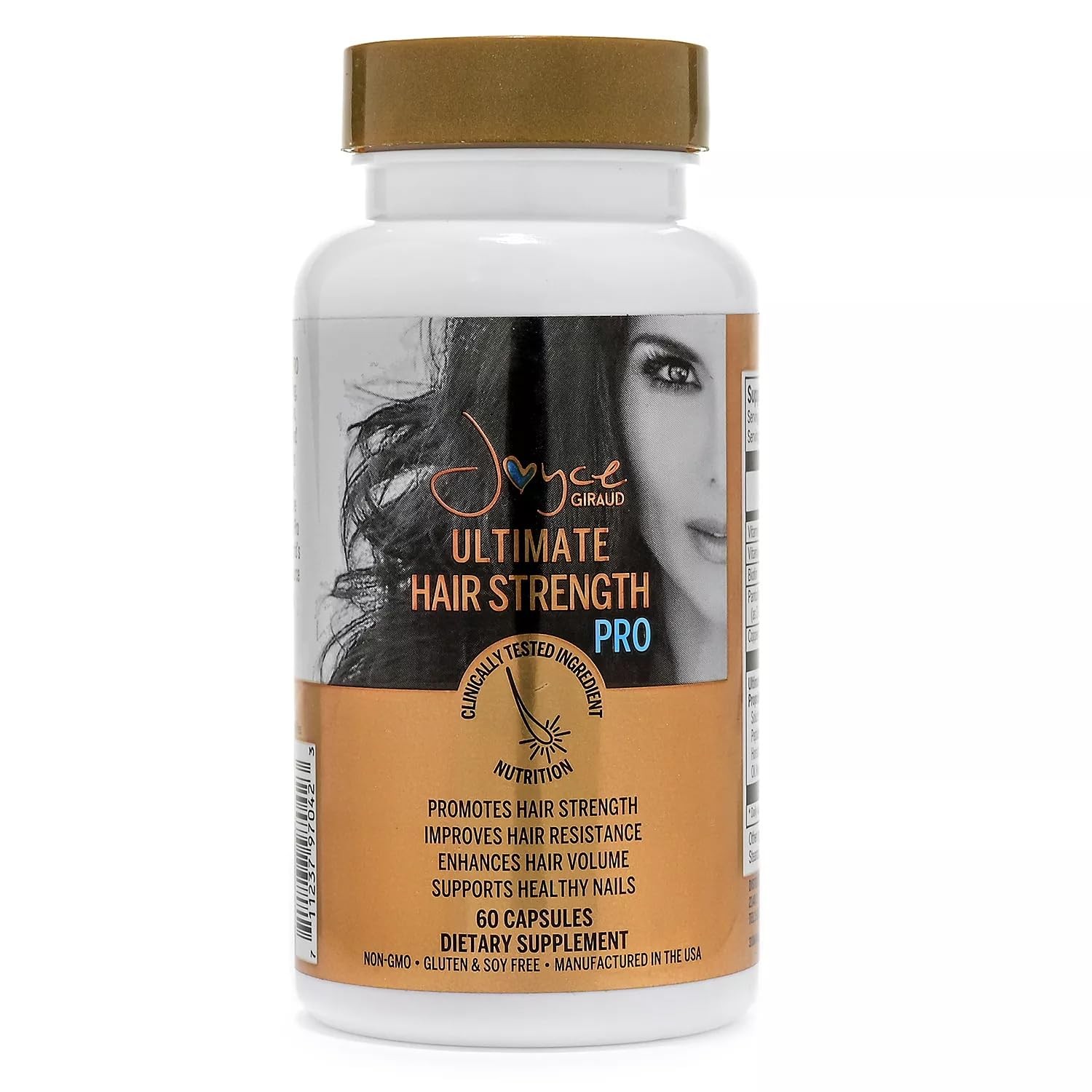 Joyce Giraud Ultimate Hair Strength Supplements 30-Day Supply, Scientifically…