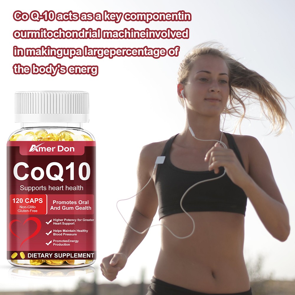 (2 Pack)CoQ 10 CoEnzyme Q-10 200mg Support Heart Health,High Potency 240 Capsule
