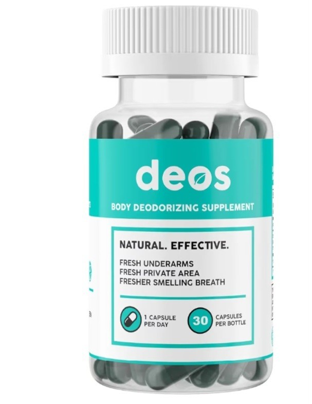 Deos ~ Body Deodorizing Supplement ~ 30 Caps ~ Sealed ~ Exp.08/2027
