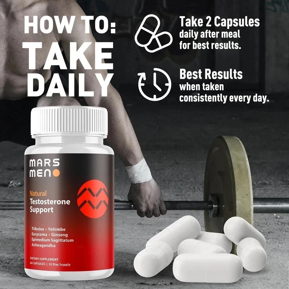 (3 Pack) Mars Men for Men innovative Max Formula Vitamin Supplement 180 Capsules
