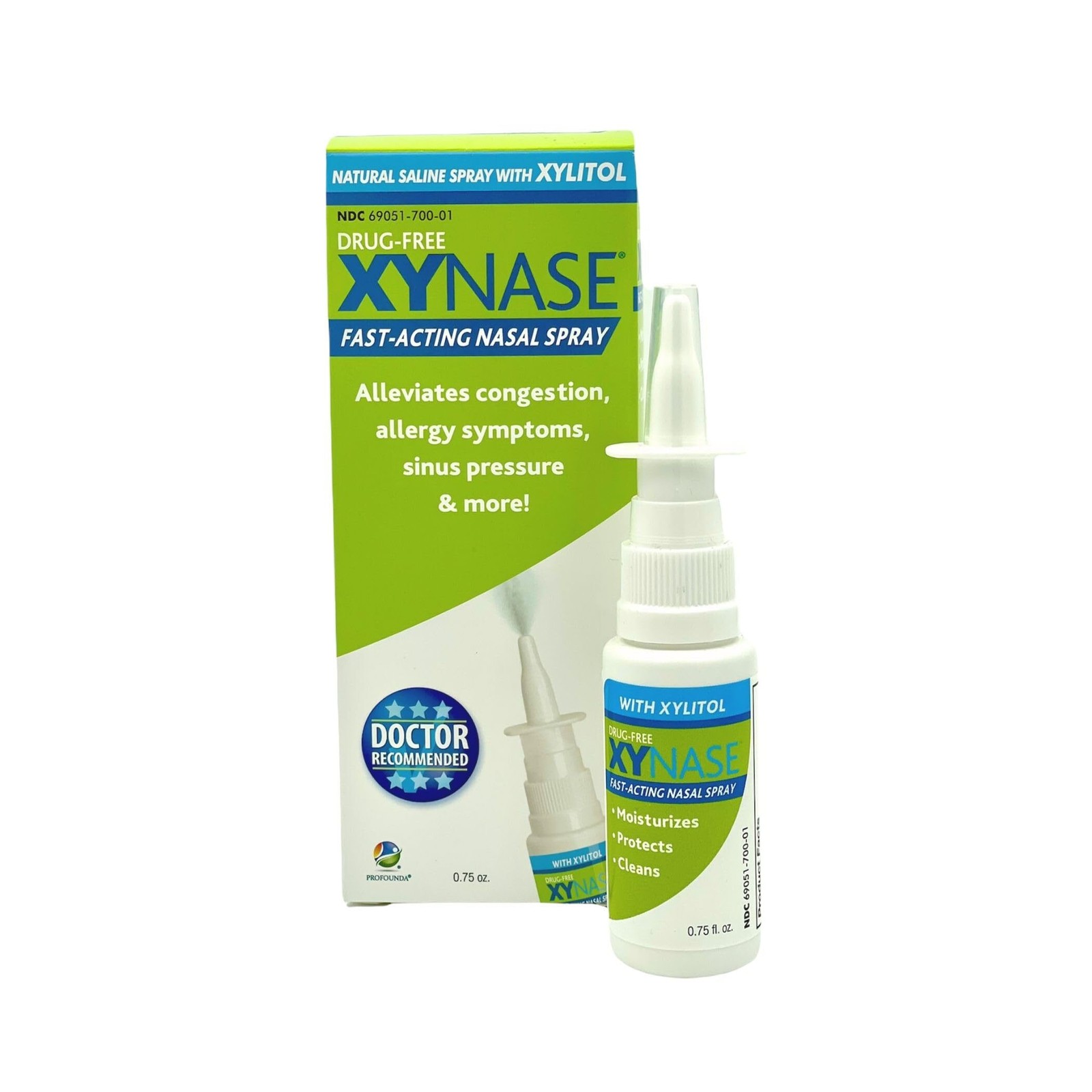 12/28 Xynase® Nasal Spray with Xylitol (0.75 fl oz) – All Natural Saline Gentle