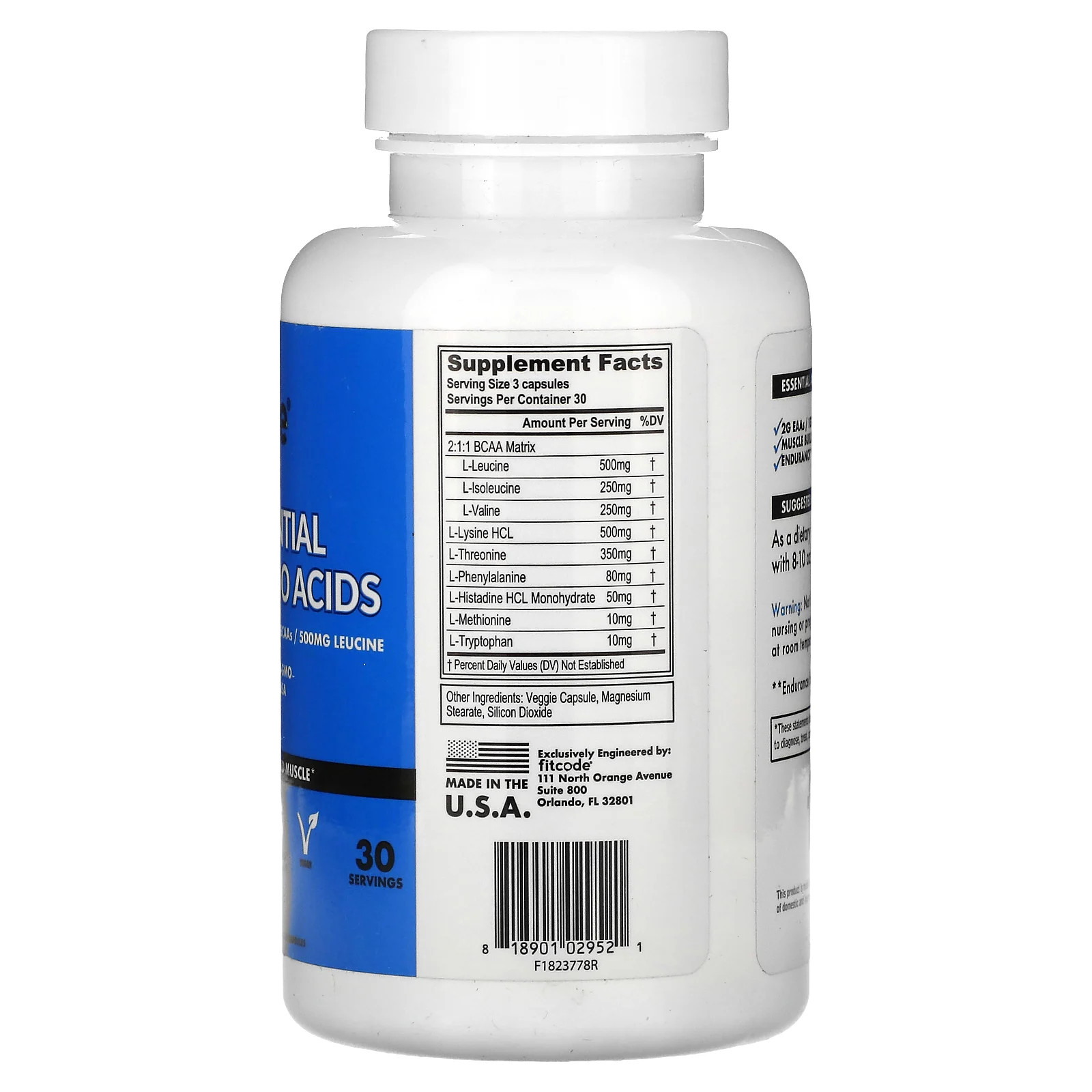 Essential Amino Acids, 90 Veggie Capsules