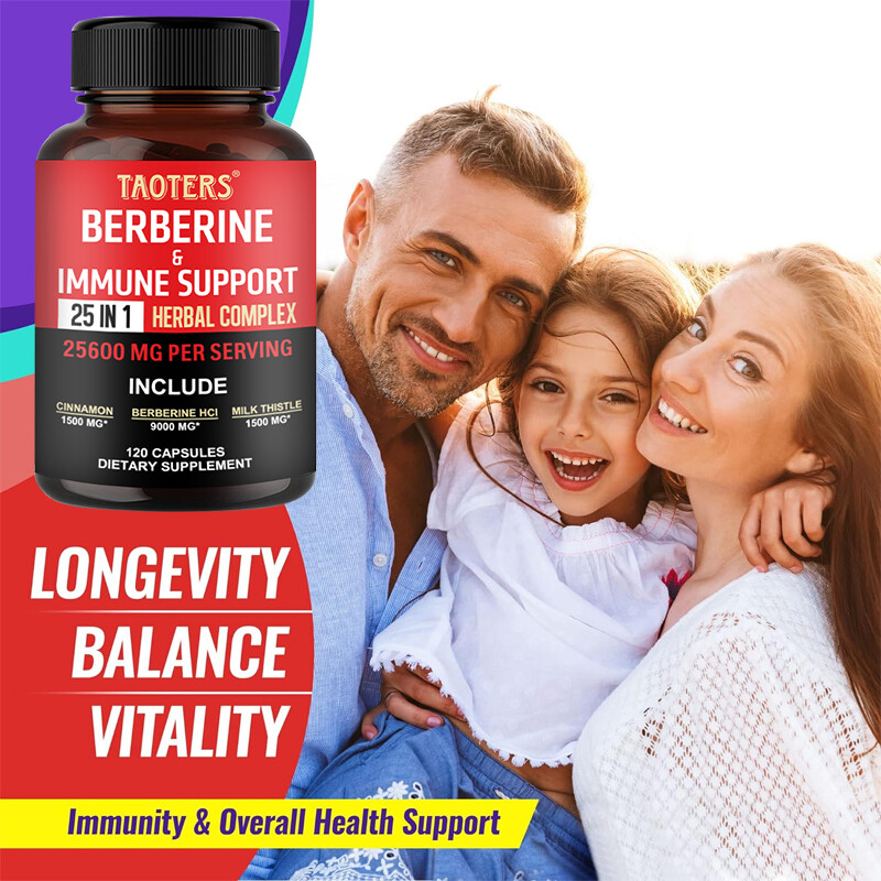 Berberine with Ceylon Cinnamon 25600mg 60/120 Caps Heart Health & Immune