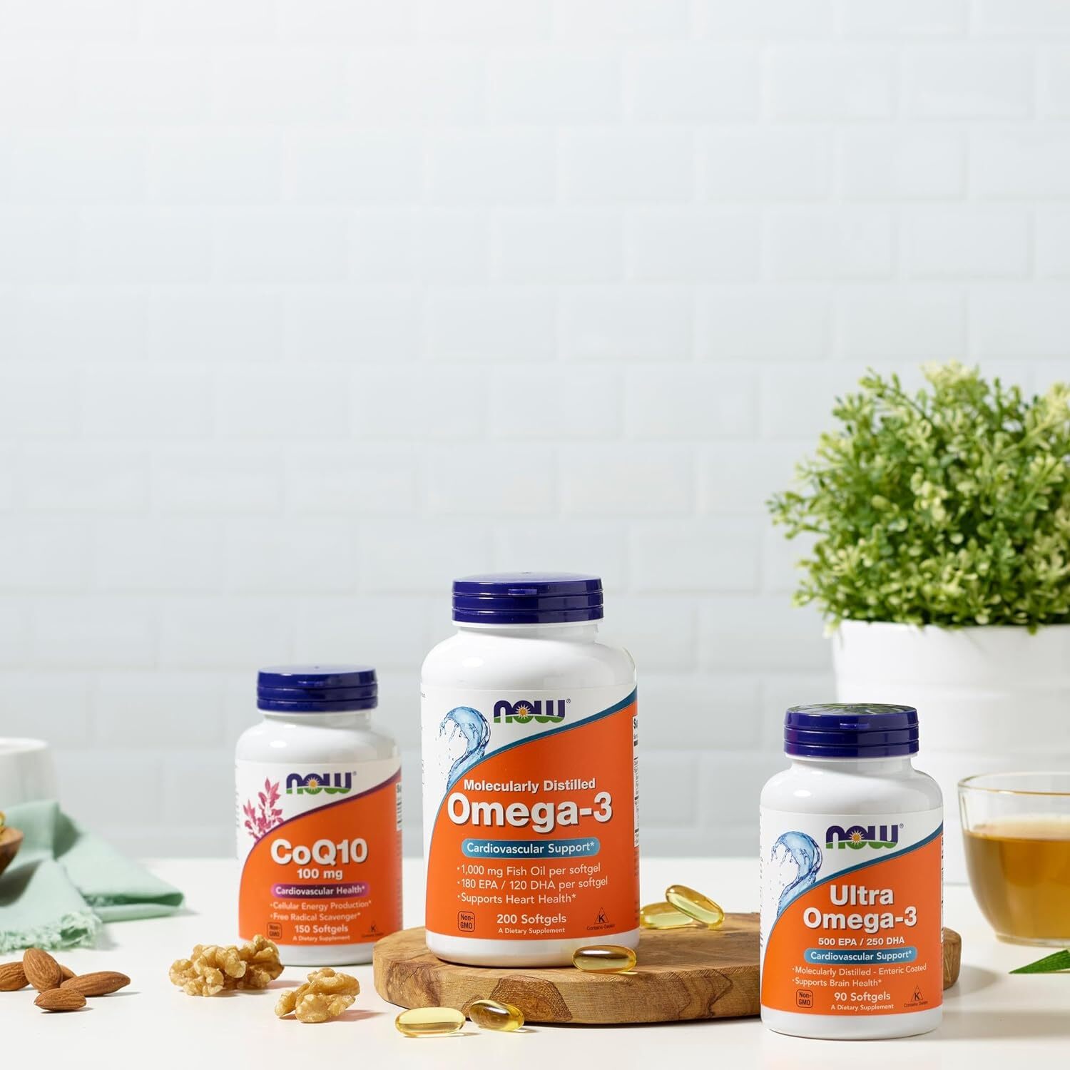 NOW Foods Coq10 (Coenzyme Q10) 100mg, Pharmaceutical Grade Cardiovascular Health