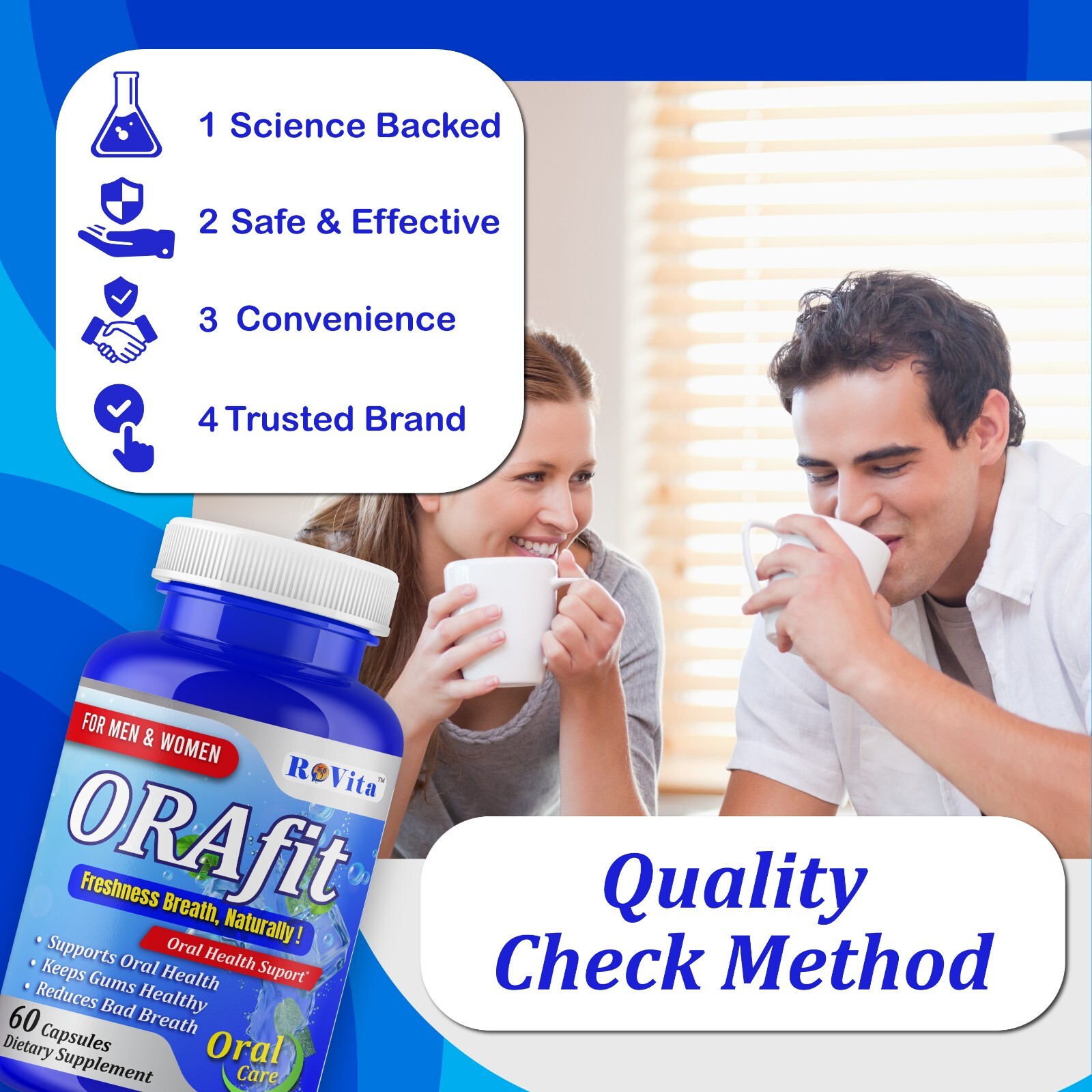 Oral Breath Freshener Dental Probiotics –Oral Health Supplement for Fresh Breath