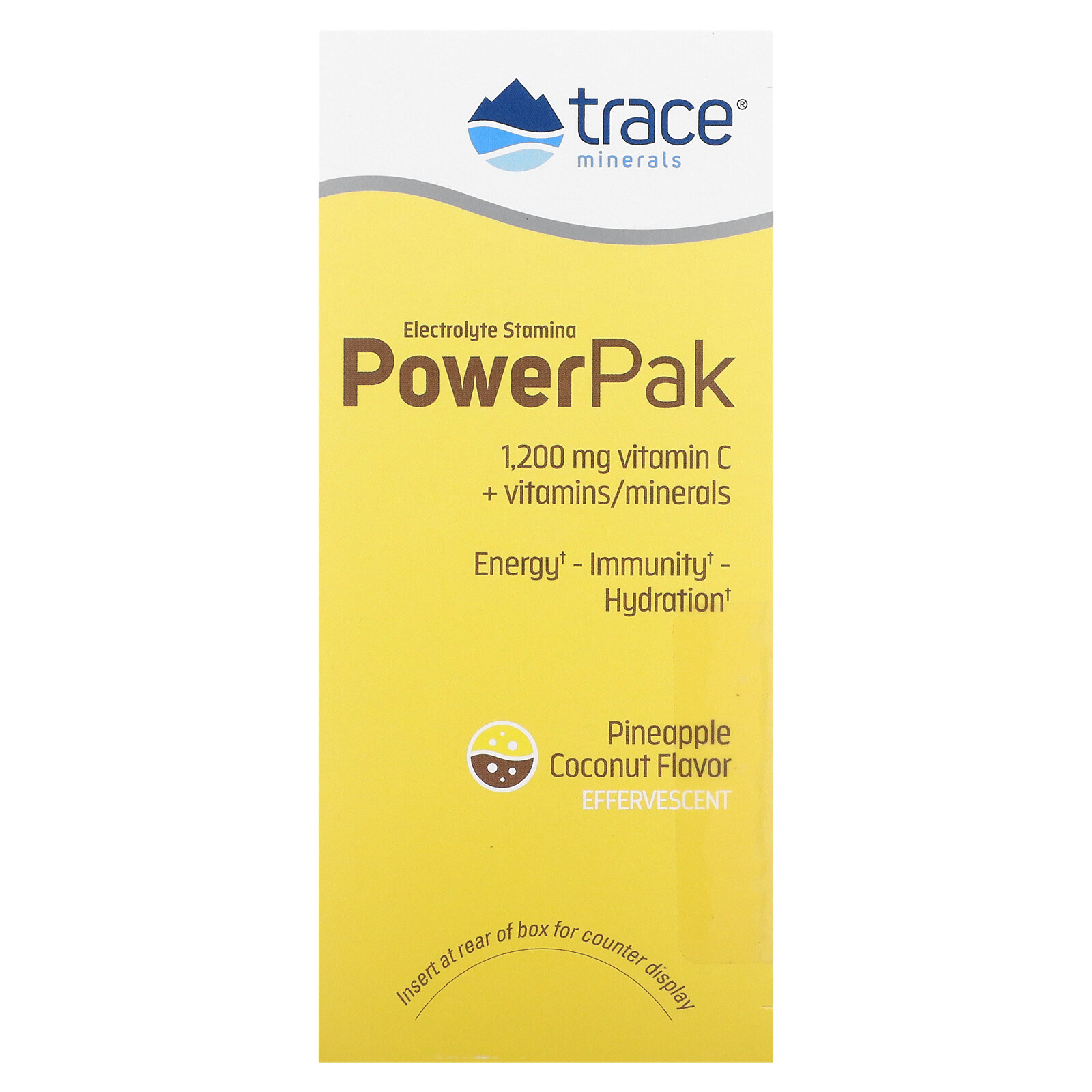 Electrolyte Stamina PowerPak, Pineapple Coconut, 30 Packets, 0.22 oz (6.1 g)