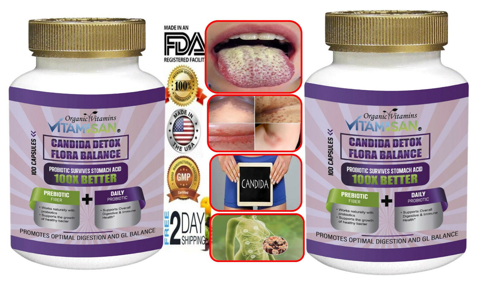natural organic GOOD FLORA Probiotic Supplement – 7 Powerful Probiotic Strains 2