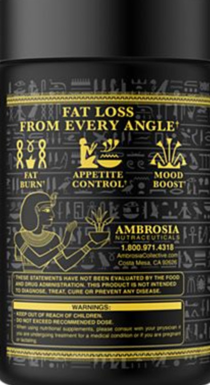 Ambrosia Ember Thermogenic Fat Burner & Appetite Support Supplement 30 Tablets