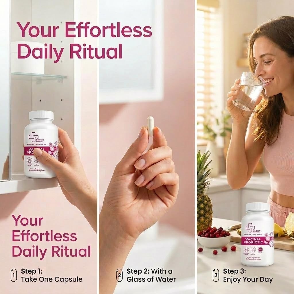 VAGINAL PROBIOTIC FOR WOMEN – 7 BILLION CFU BLEND, DAILY WOMENS PROBIOTIC