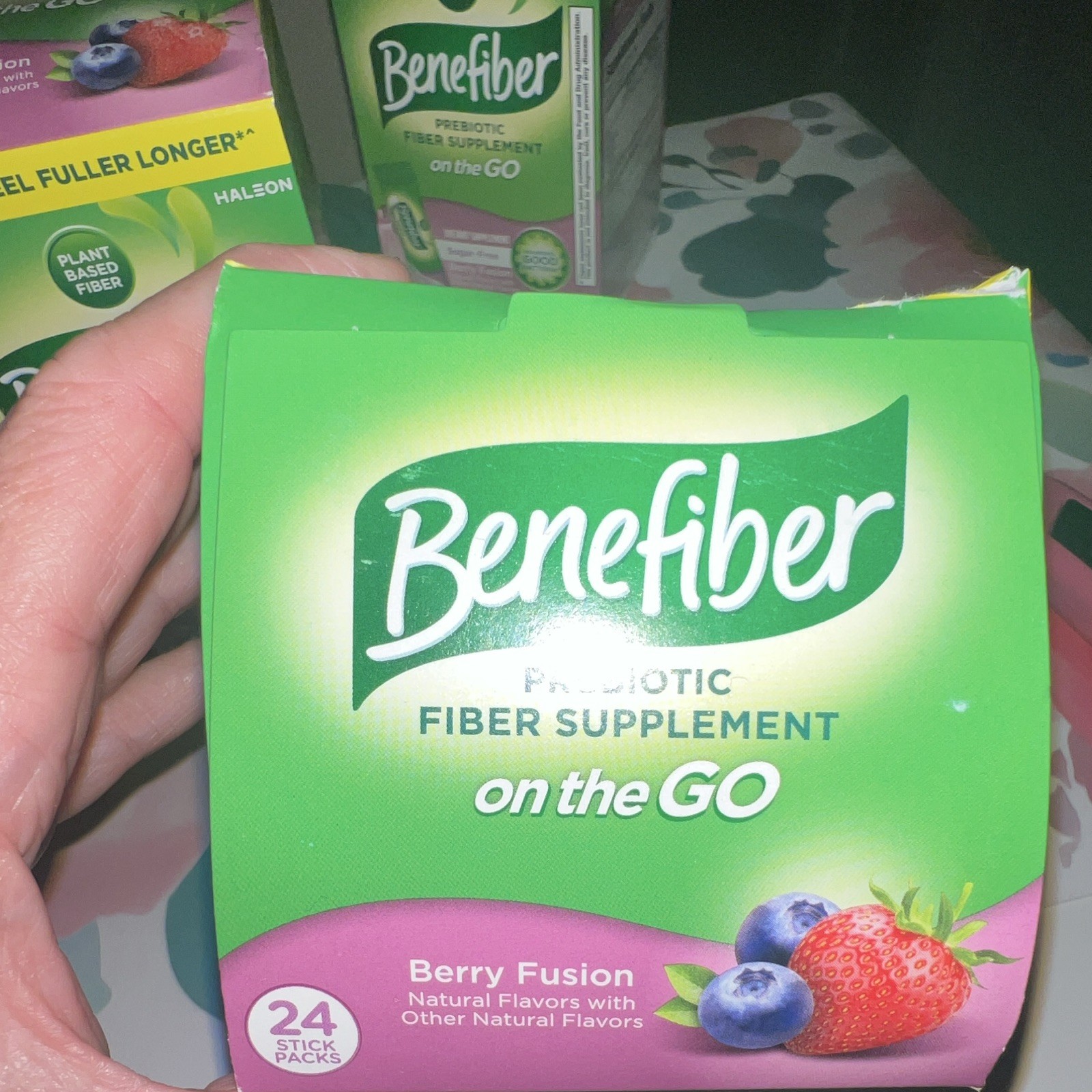 Benefiber On the Go Prebiotic Fiber Supplement Powder