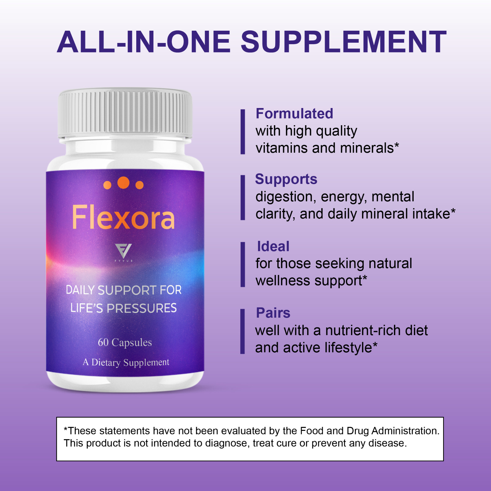 (2 Pack) Flexora Joint Health Support, Flex Ora Supplement (120 Capsules)