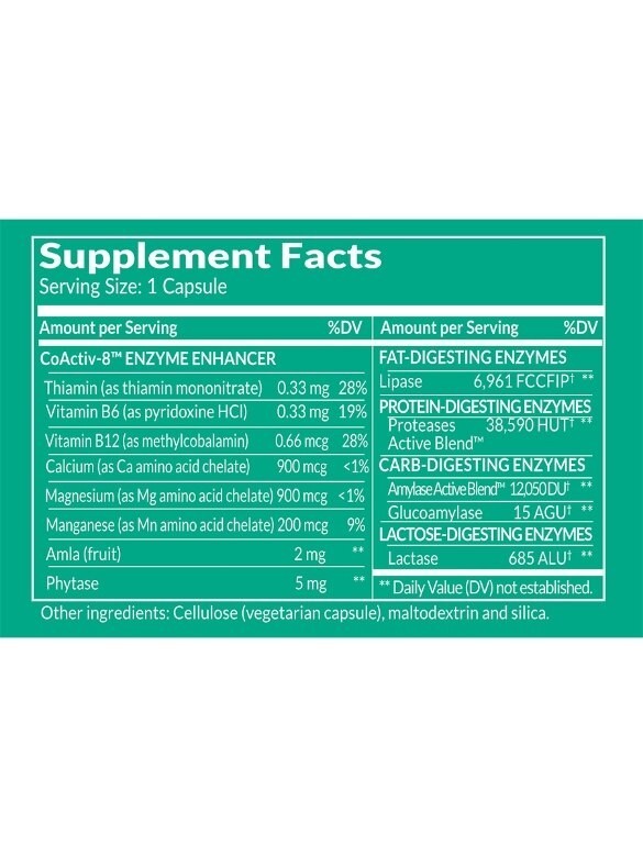 Lipase Plus Digestive Enzymes – Supports Fat Digestion & Nutrient Absorption …