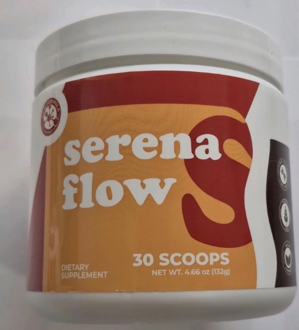 Serena Flow Gut Health Dietary Supplement Gluten & Lactose Free Vegan Friendly