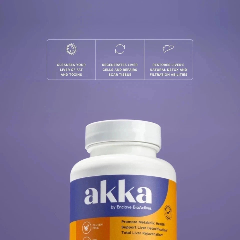 Liver 2PCS-AKKA-Premium Cleanse Detox & Repair Superbiotic,Gut Health