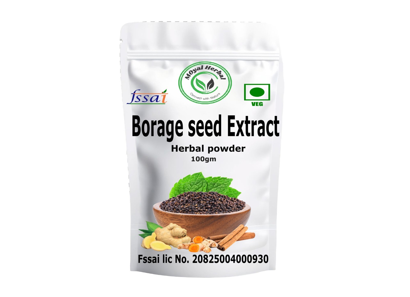 Borage Seed Extract 100gm Powder | Natural Herbal Extract