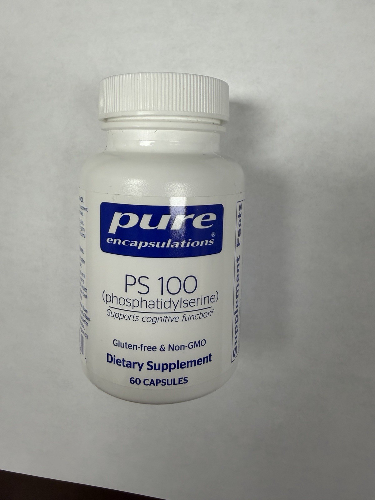$81 PS 100 60 Caps Supplement Brain Mental Memory Support Pure Encapsulations