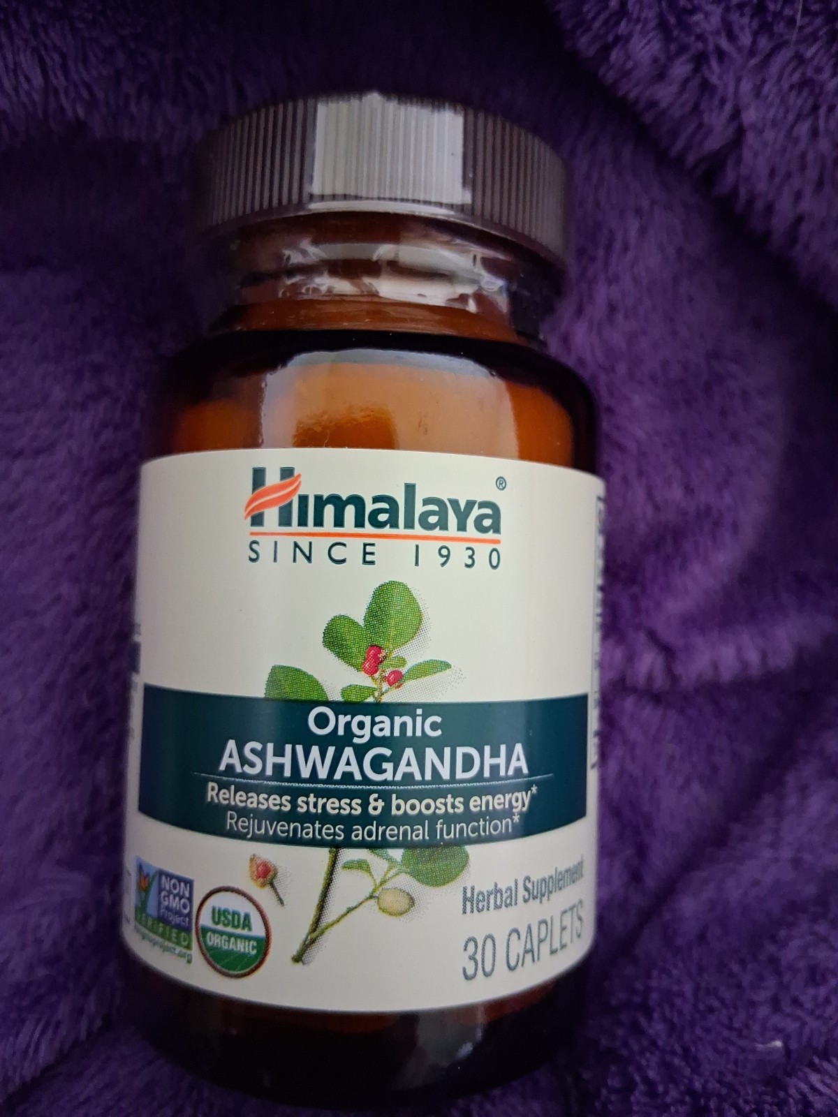 Himalaya Organic Ashwagandha | General Wellness |30 Ct. Exp. 04/29