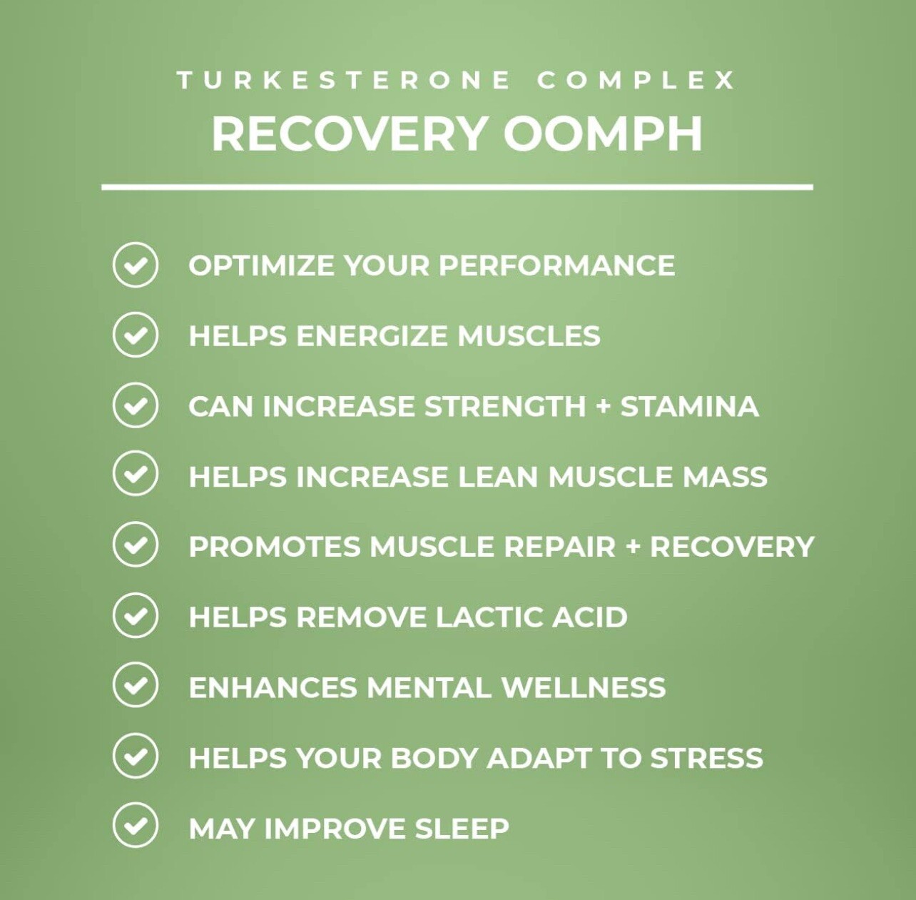 3 Lot Oomph Body Turkesterone complex for Men | Muscle Recovery 180 ct 12/2024