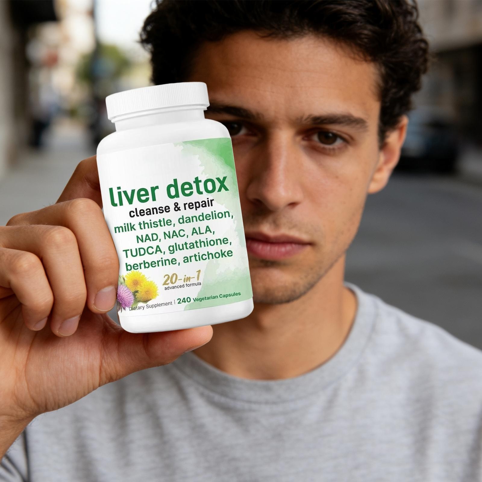 Liver Detox, 60 Veggie Capsules|20-in-1 innovative Complex Liver Cleanse & Re…