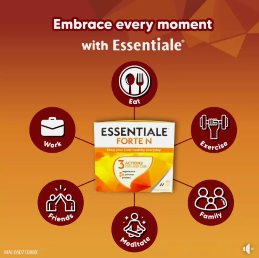 1 X Essentiale Forte N Liver Detox & Liver Tonic Supplement 90s