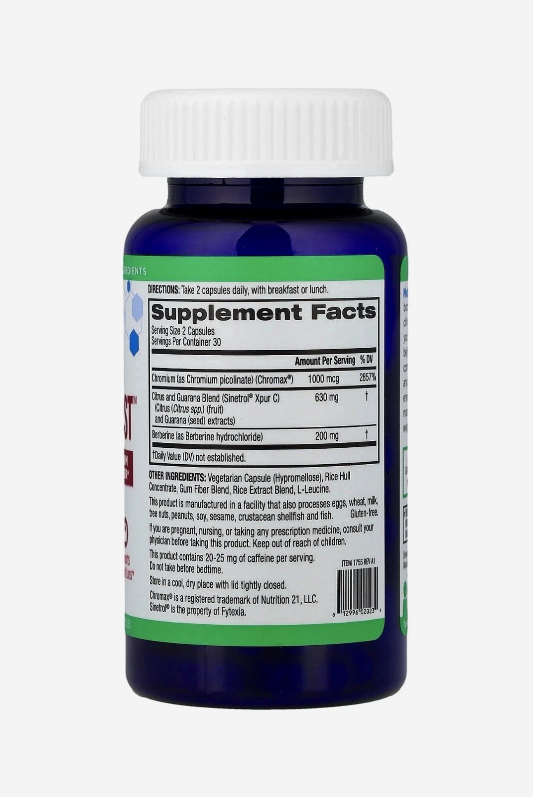 BioTrust (New) Metaboboost™, 60 Veggie Capsules (Fat Burner) – Exp: 06/2026
