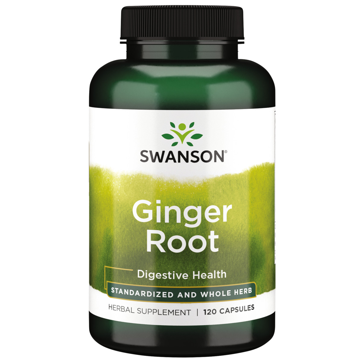 Swanson Ginger Root – Standardized and Whole Herb 120 Capsules