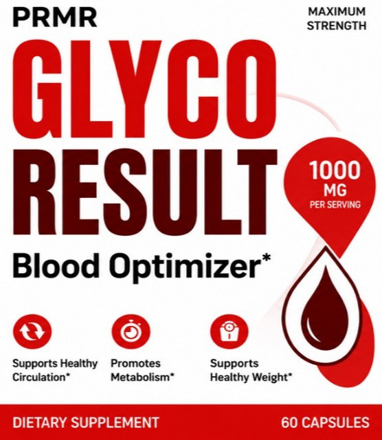 (1 Pack) Glyco Result Advanced Blood Health Support Formula GlycoResult 60 Caps