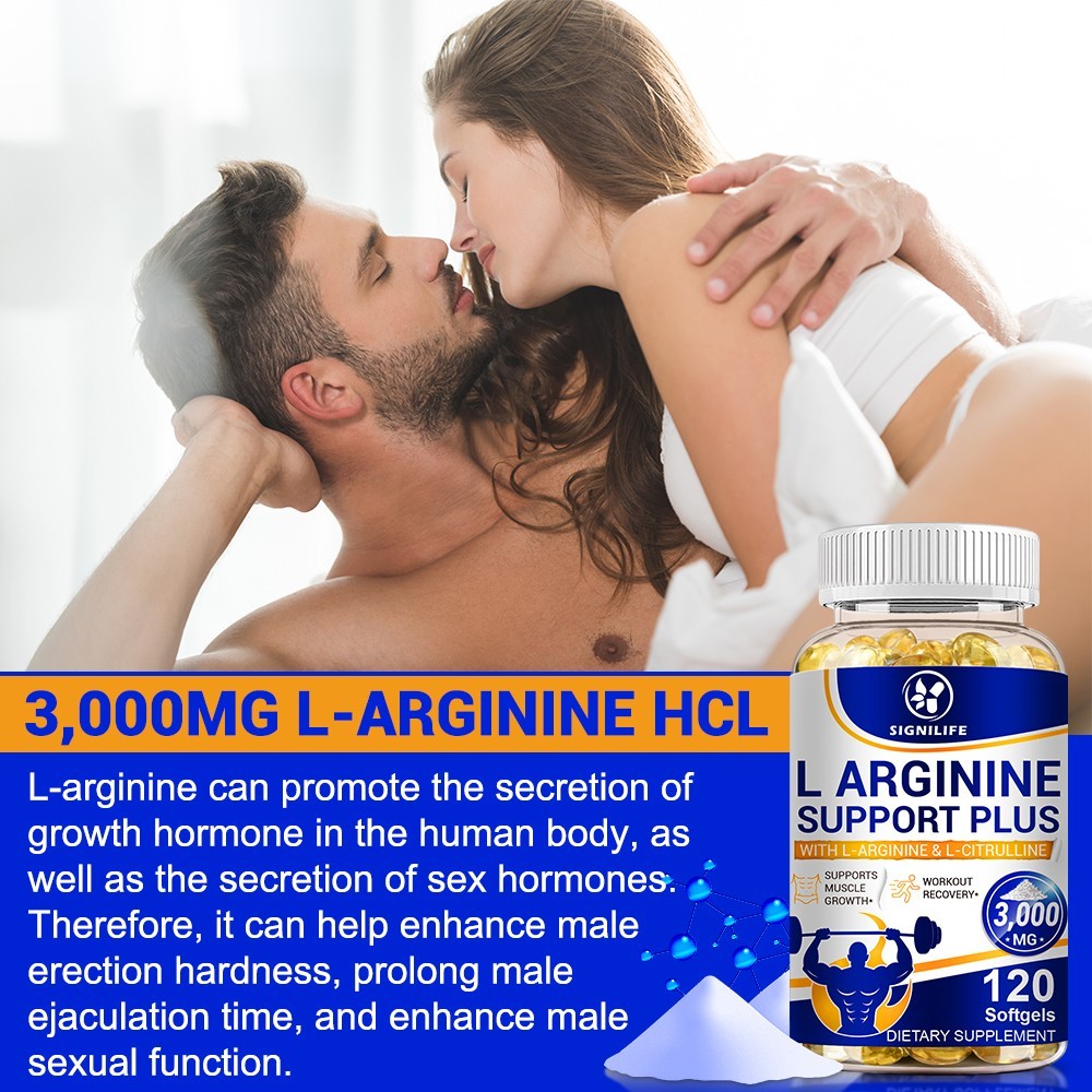 L-Arginine 3000mg Muscle Strength, Pump Testosterone Boost Men’s Health US-