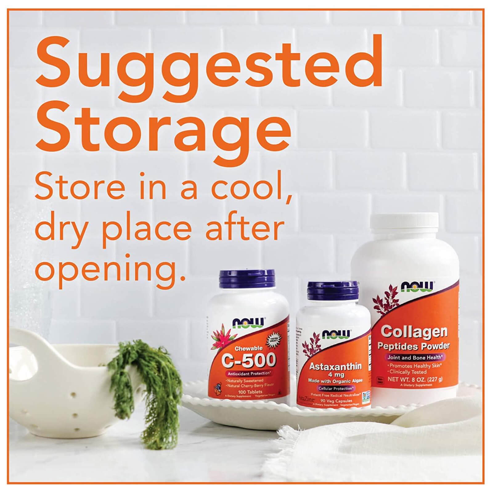 NOW FOODS Multi Collagen Protein Types I II & III Powder 16 oz