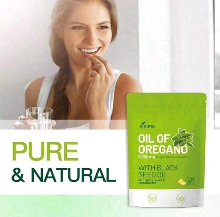 VivoNu Oil of Oregano Capsules 6000mg Oil Oregano Black Seed Oil energy balance