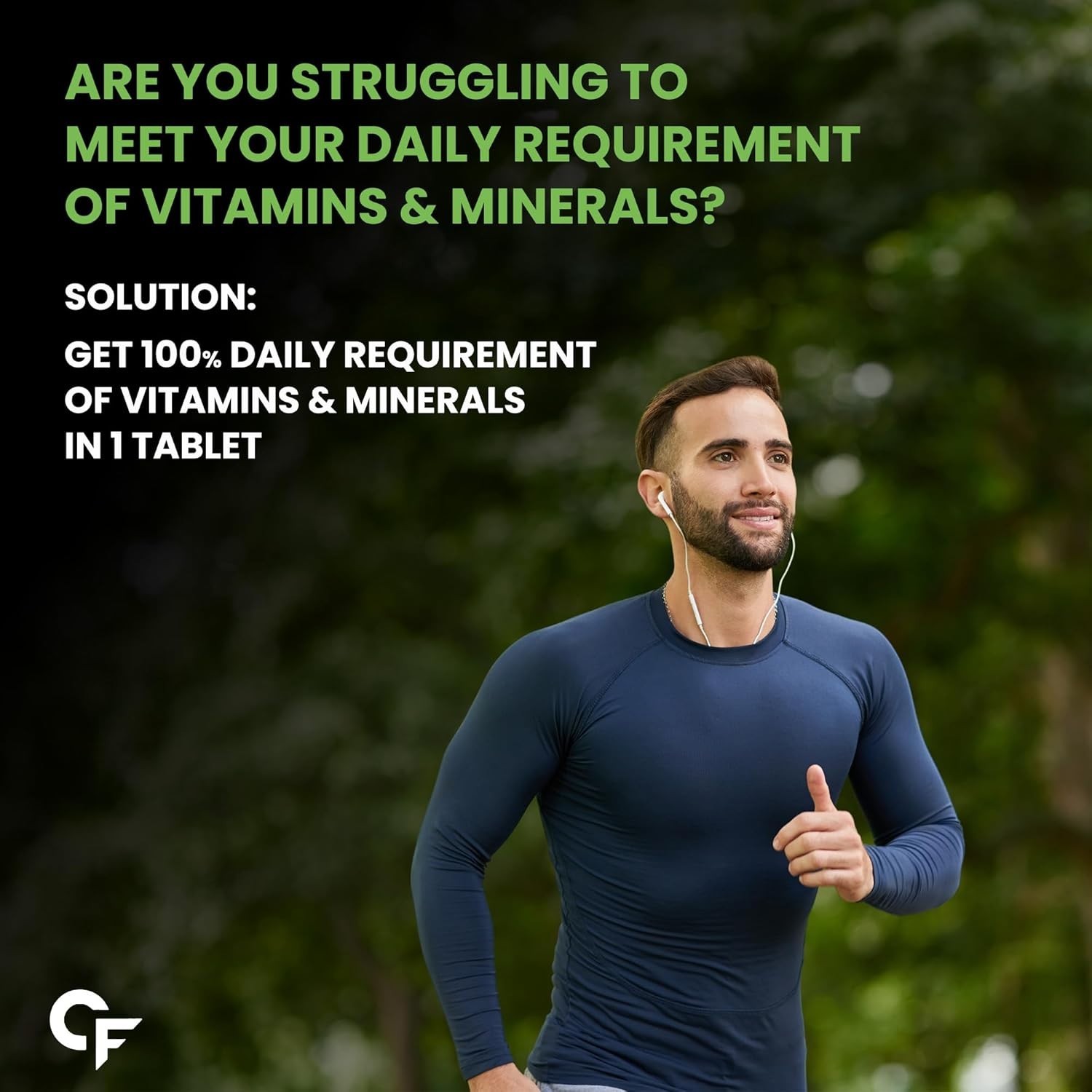 Carbamide Forte Plant Based Multivitamin 82 Ingredients 60 Veg Tablets