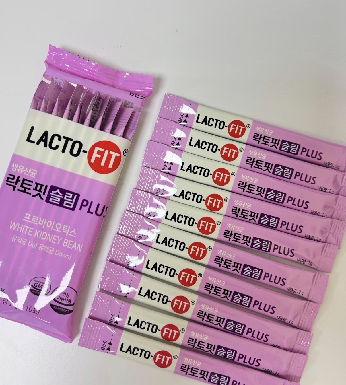 Chong Kun Dang LACTO-FIT Probiotics Slim white kidney bean 120g (60 Sticks)