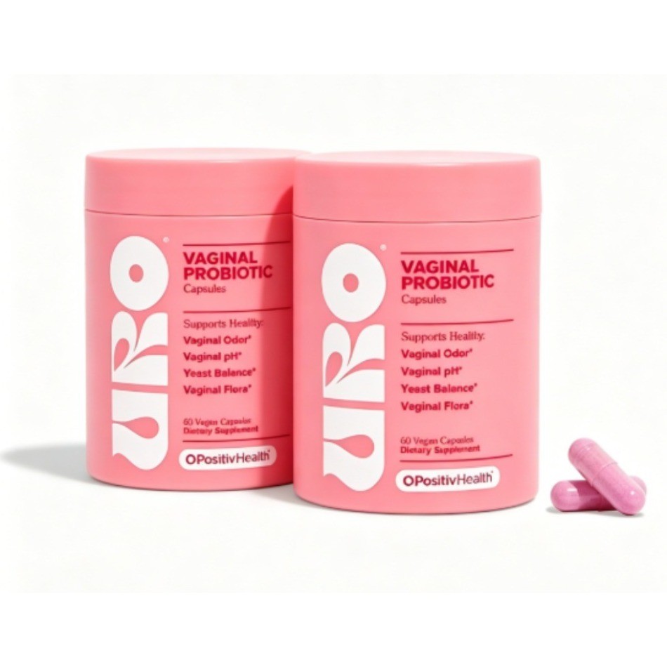URO O Positiv Vaginal Probiotics 180ct pH Balance Women’s Health – 1/2/3 Bottles