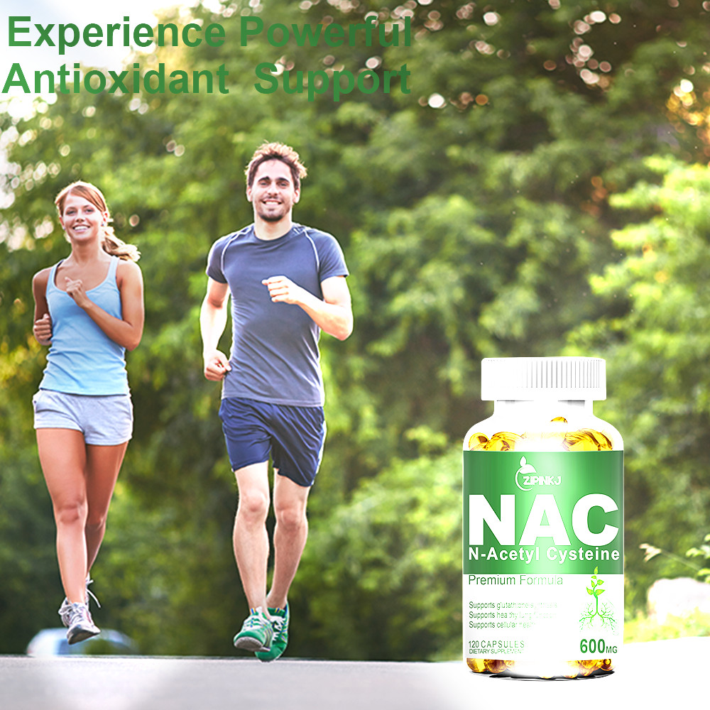 N-Acetyl L-Cysteine (NAC) 600mg, 120 Vegan Capsules – Non-GMO & Gluten Free