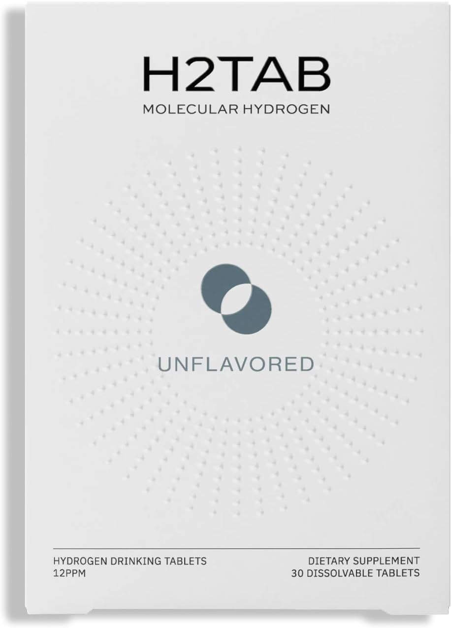 Molecular Hydrogen Water Tablets 12 PPM H2 Antioxidant Dissolvable Drinking Tabs